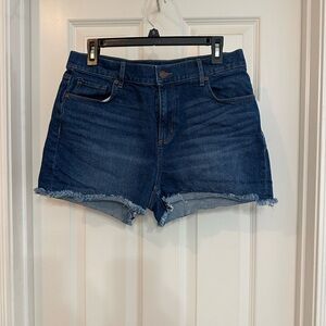 LOFT Dark Blue Jean Shorts